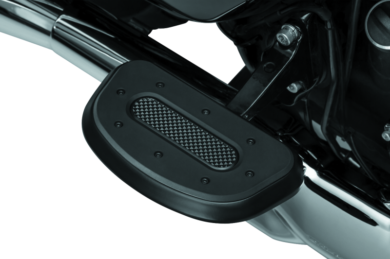 Kuryakyn Heavy Industry Passenger Floorboards Black Kuryakyn Footpegs AXOPROS