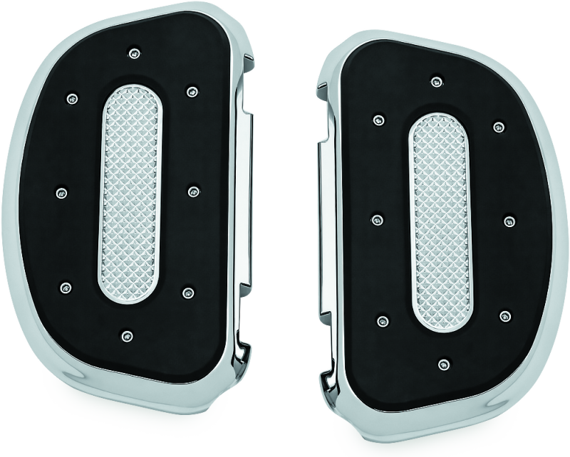 Kuryakyn Heavy Industry Passenger Floorboards Touring Models Chrome Kuryakyn Footpegs AXOPROS