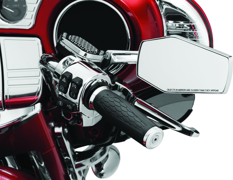 Kuryakyn Hex Mirrors Chrome Kuryakyn Rear View Mirrors AXOPROS