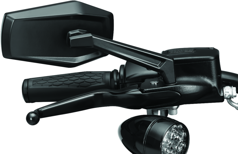 Kuryakyn Hex Mirrors Satin Black Kuryakyn Rear View Mirrors AXOPROS