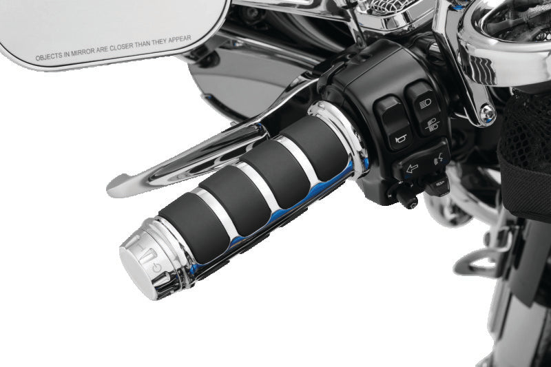 Kuryakyn ISO Grips For Heated Grips Chrome Kuryakyn Grips AXOPROS