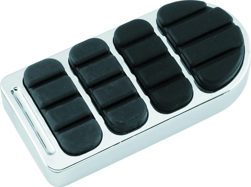 Kuryakyn ISO Longhorn Brake Pedal Pad Chrome Kuryakyn Pedals AXOPROS
