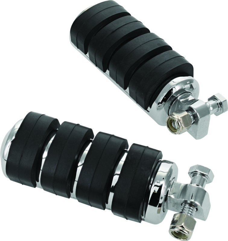 Kuryakyn ISO Peg Large With Male Adapter Chrome (Pair) Kuryakyn Footpegs AXOPROS