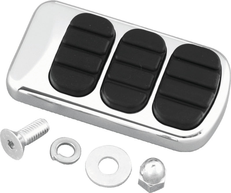 Kuryakyn ISO Standard Brake Pedal Pad Chrome Kuryakyn Pedals AXOPROS