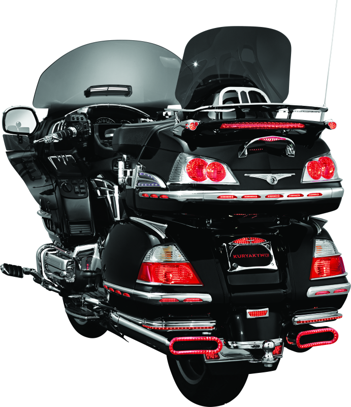 Kuryakyn L.E.D. Lighted Trunk Lid Handle 01-17 GL1800 Chrome Kuryakyn Light Bars & Cubes AXOPROS