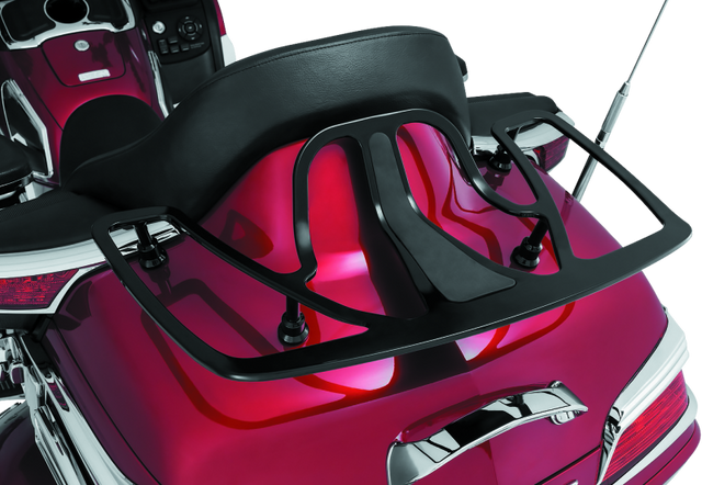 Kuryakyn Luggage Rack 01-22 Honda GL1800 Gloss Black Kuryakyn Cargo Organization  AXOPROS