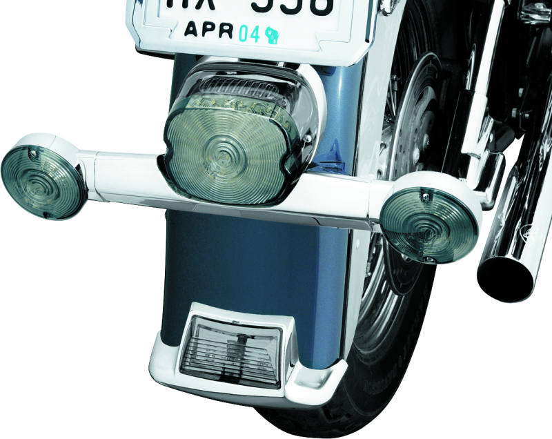 Kuryakyn Narrow Turn Signal Bar Chrome Kuryakyn Light Accessories and Wiring AXOPROS