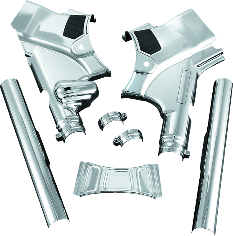 Kuryakyn Neck Cover For 09-13 Touring Models Chrome Kuryakyn Exterior Trim AXOPROS