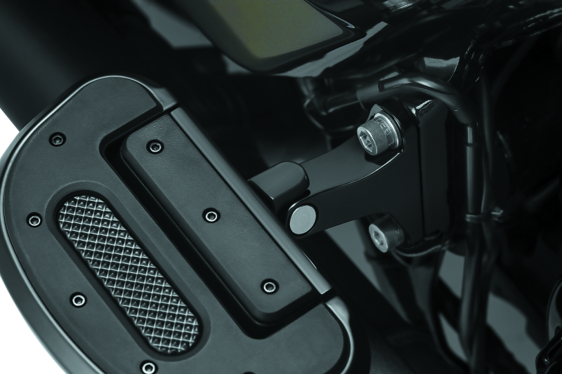 Kuryakyn Non-Pivot Splined Peg Adapter Harley-Davidson Models Black Kuryakyn Footpegs AXOPROS