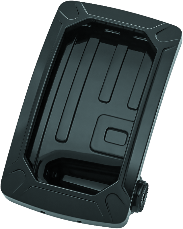Kuryakyn Nova Curved Vertical Mount Side License Plate Holder Gloss Black Kuryakyn License Plate Relocation AXOPROS