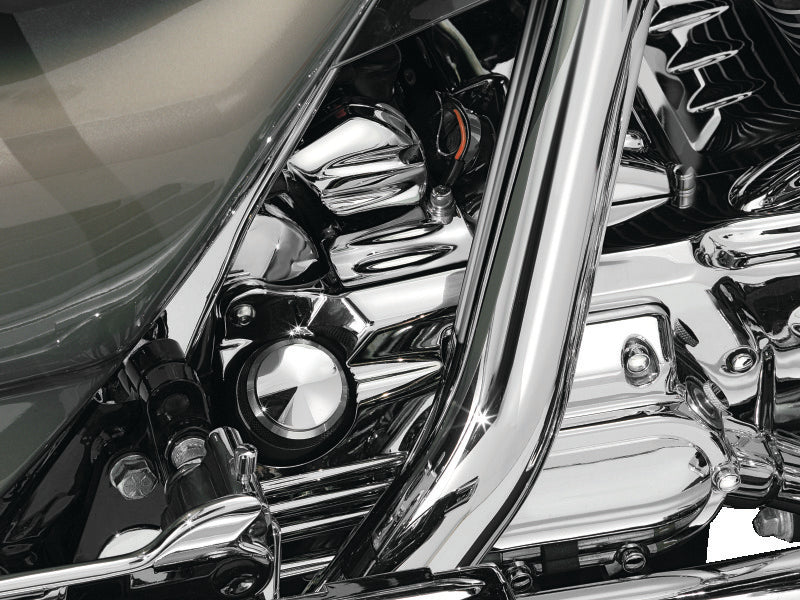 Kuryakyn Oil Filler Spout Cover 93-06 Touring Models Chrome Kuryakyn Engine Covers AXOPROS