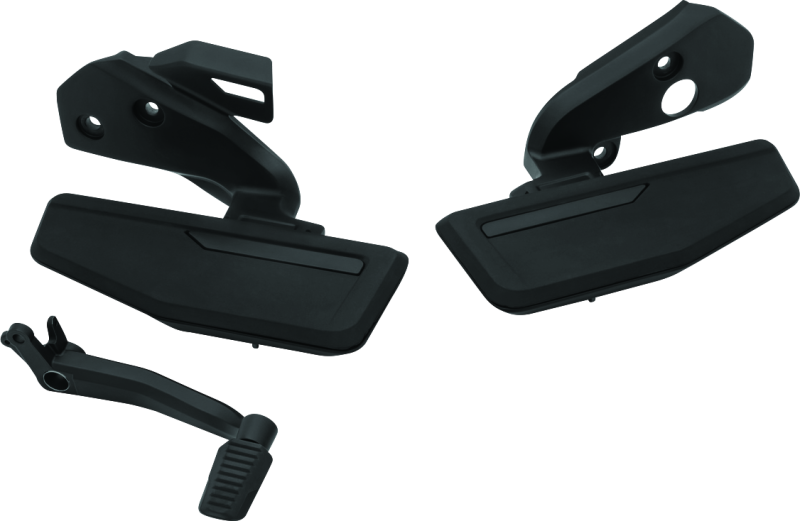 Kuryakyn Omni Driver Floorboard Kit For GL1800 with DCT Satin Black Kuryakyn Footpegs AXOPROS