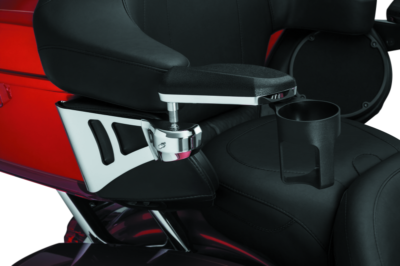 Kuryakyn Passenger Armrests 14-23 Touring Models Chrome Kuryakyn Armrests AXOPROS