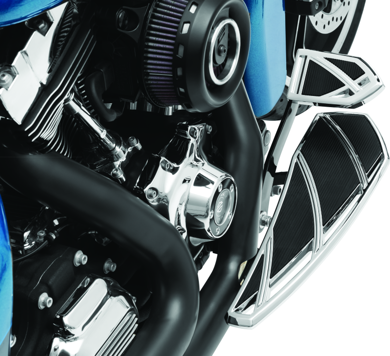 Kuryakyn Phantom Brake Pedal Pad FL Touring Models Chrome Kuryakyn Pedals AXOPROS