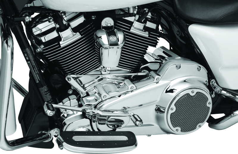 Kuryakyn Precision Transmission Top Cover 17-Up Touring Models Chrome Kuryakyn Exterior Trim AXOPROS