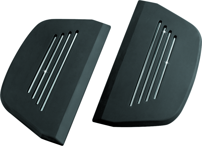 Kuryakyn Premium Passenger Board Inserts 86-Up Touring Models Black Kuryakyn Footpegs AXOPROS