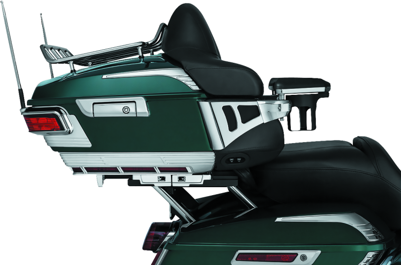 Kuryakyn Quick Adjust Tour-Pak Relocator 14-Up Touring Chrome Kuryakyn Cargo Organization  AXOPROS