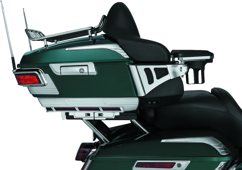 Kuryakyn Quick Adjust Tour-Pak Relocator 14-Up Touring Chrome Kuryakyn Cargo Organization  AXOPROS