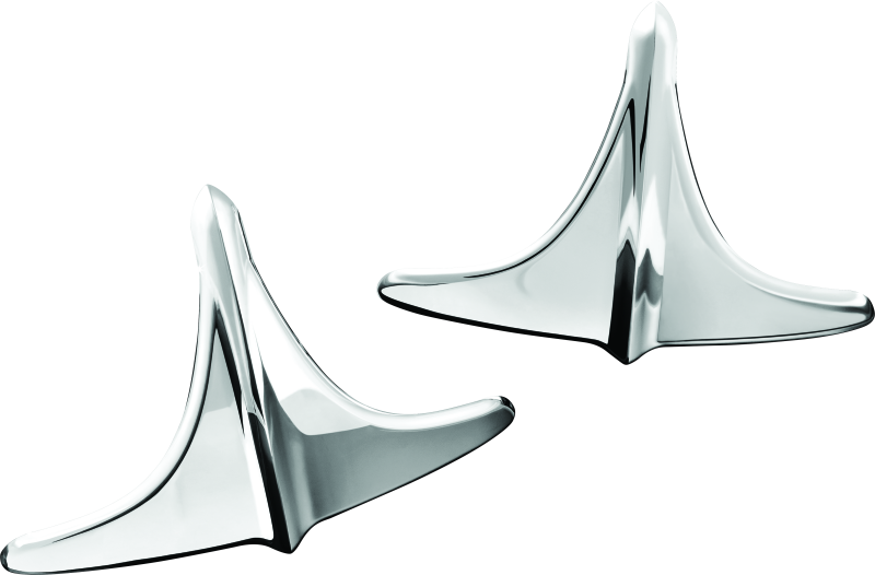 Kuryakyn Rear Fender Accents, Leading Edge, Chrome Kuryakyn Exterior Trim AXOPROS