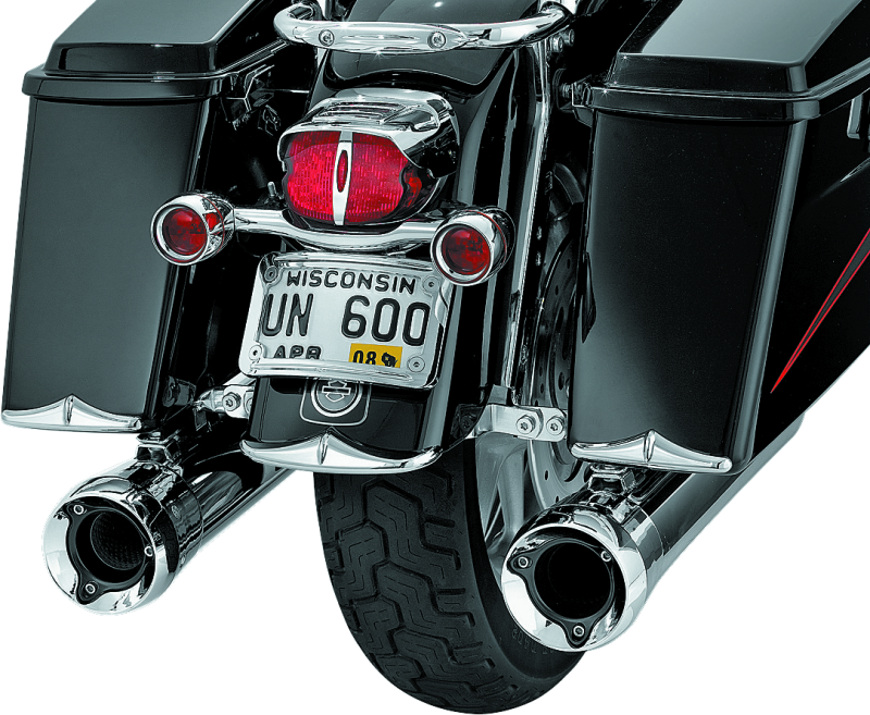 Kuryakyn Rear Fender Or Saddlebag Accent Tips Chrome (Pair) Kuryakyn Bags - Saddlebags  AXOPROS