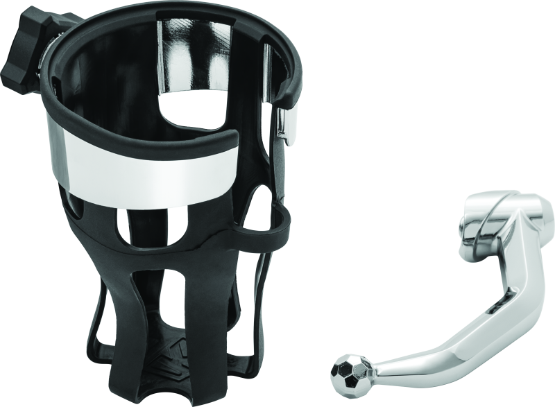 Kuryakyn Reflex Drink Handlebar Honda Goldwing DCT Left Side Mount Chrome Kuryakyn Cup Holders AXOPROS