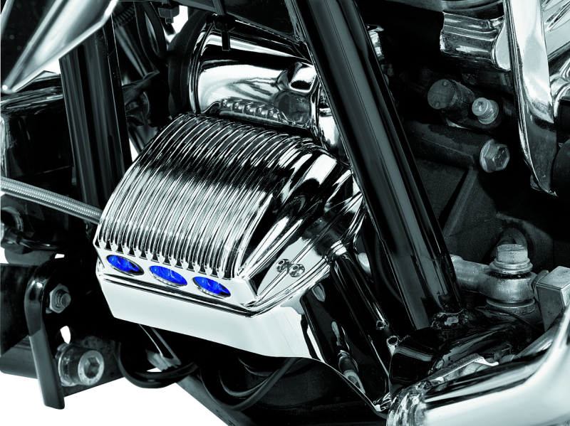 Kuryakyn Regulator Cover 97-11 Touring Chrome Kuryakyn Exterior Trim AXOPROS