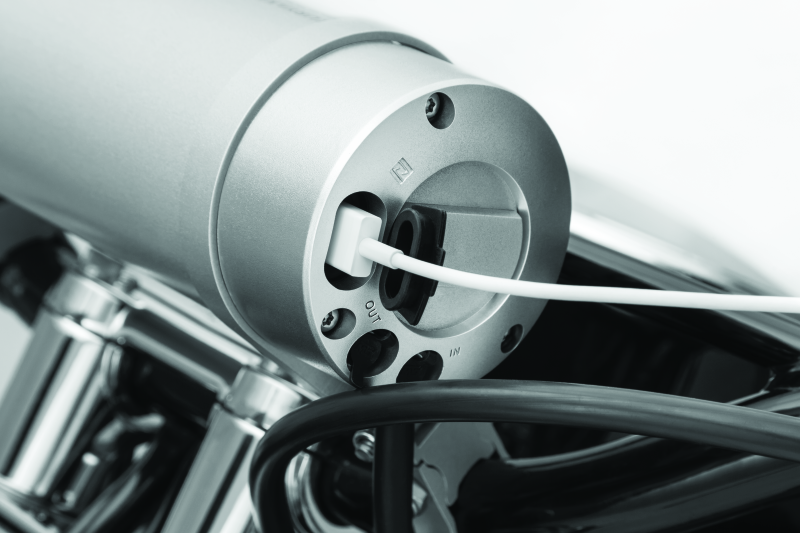 Kuryakyn Road Thunder Plus Sound Bar Satin Silver Kuryakyn Audio AXOPROS