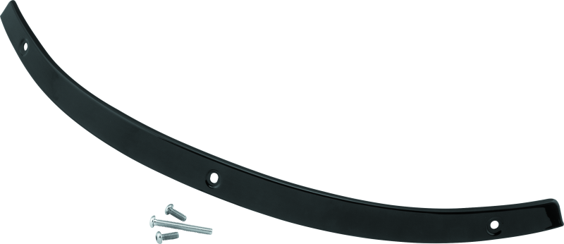 Kuryakyn Smooth Windshield Trim 14-Up Touring Gloss Black Kuryakyn Exterior Trim AXOPROS