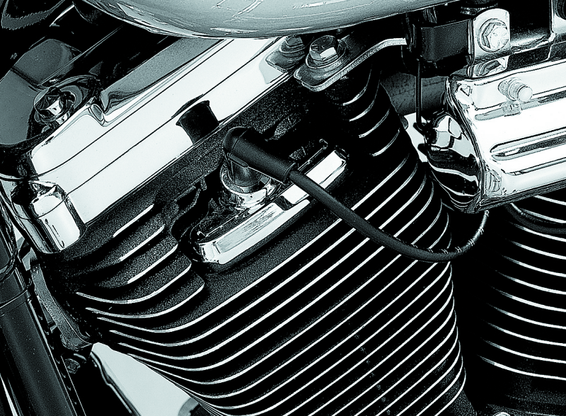 Kuryakyn Spark Plug & Head Bolt Covers Evolution Motors & 86-03 XL Models Kuryakyn Engine Covers AXOPROS
