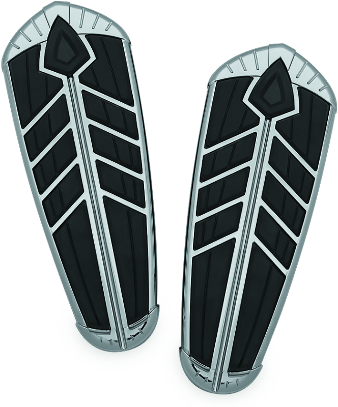 Kuryakyn Spear Driver Floorboard Inserts Indian Chrome Kuryakyn Footpegs AXOPROS