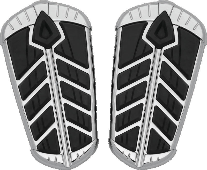 Kuryakyn Spear Floorboard Insert Passenger Indian Chrome Kuryakyn Footpegs AXOPROS