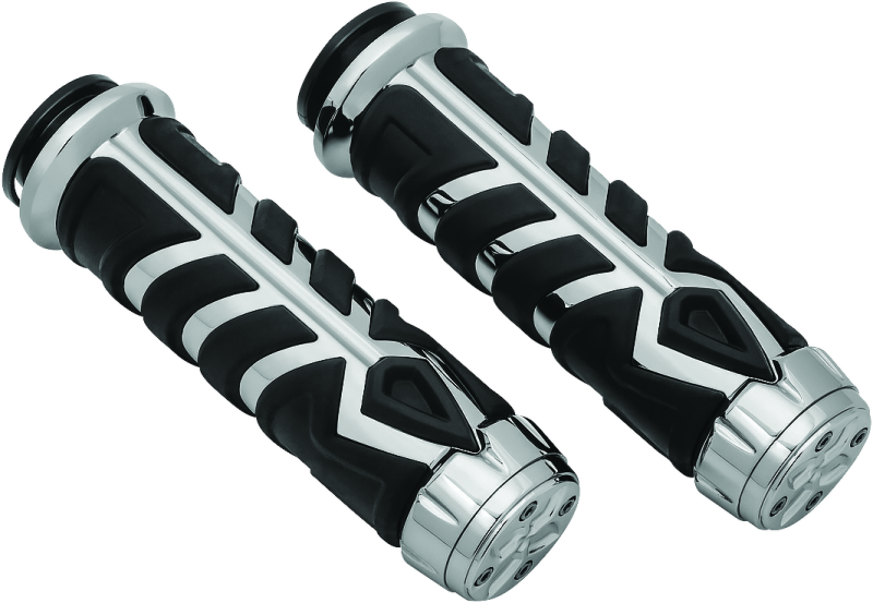 Kuryakyn Spear Grips For Indian Chrome Kuryakyn Grips AXOPROS