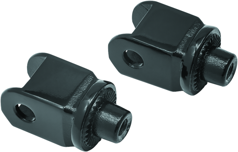 Kuryakyn Splined Adapter Honda Gloss Black Kuryakyn Footpegs AXOPROS