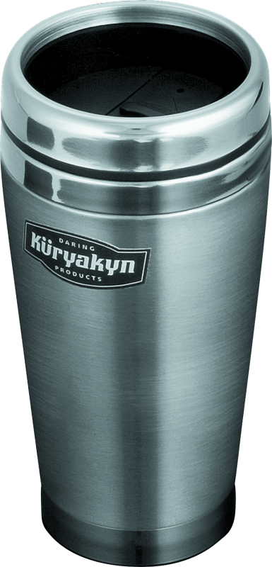 Kuryakyn Stainless Steel Travel Mug Kuryakyn Cup Holders AXOPROS