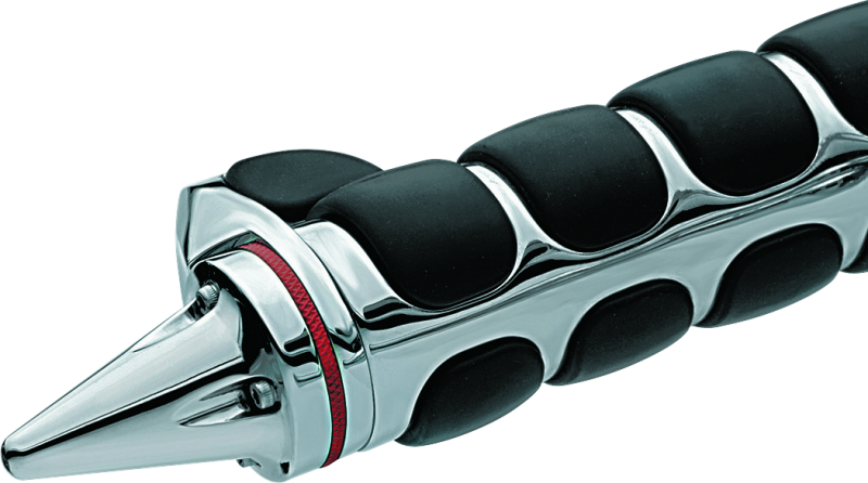 Kuryakyn Stiletto End Caps Chrome Kuryakyn Grips AXOPROS