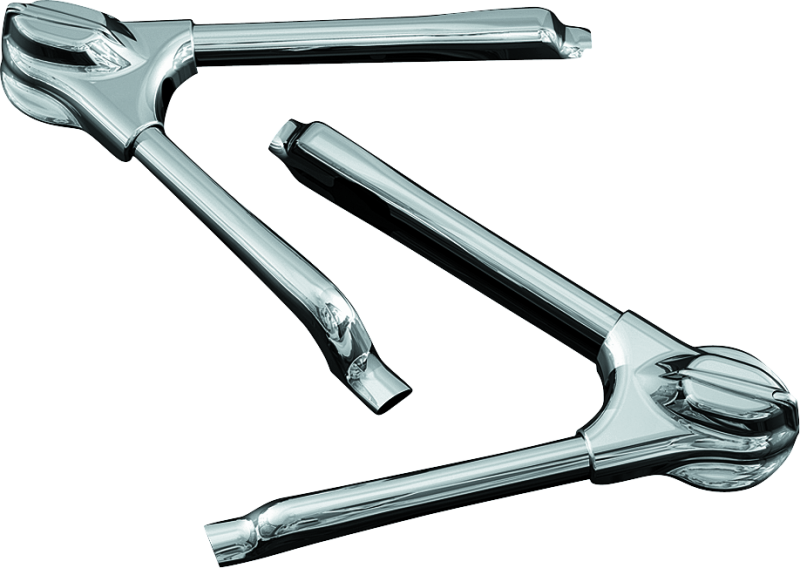 Kuryakyn Swingarm Tube Covers 08-17 Softail Models Chrome Kuryakyn Swingarms AXOPROS