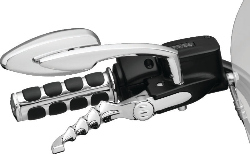 Kuryakyn Teardrop Mirrors Chrome Kuryakyn Rear View Mirrors AXOPROS