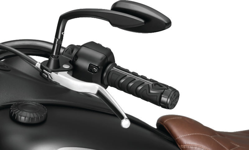 Kuryakyn Teardrop Mirrors Satin Black Kuryakyn Rear View Mirrors AXOPROS