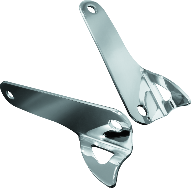 Kuryakyn Teardrop Tie Down Brackets 00-13 Touring Models Chrome Kuryakyn Brackets AXOPROS