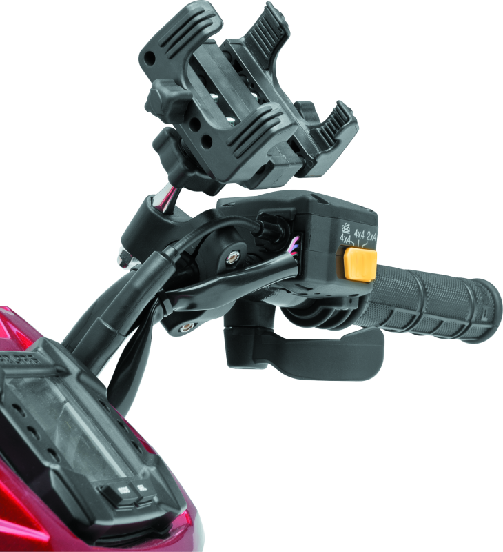 Kuryakyn Tech-Connect Bar Mount 7/8 To 1 -1-1/4in Bars 1-5/8in to 3-5/8in Wide Kuryakyn Phone Holders AXOPROS