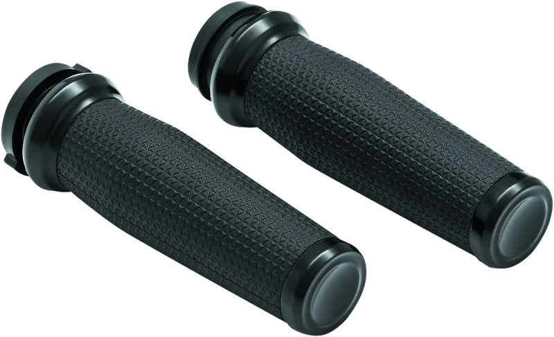 Kuryakyn Thresher Grips Throttle-By-Wire Black Kuryakyn Grips AXOPROS