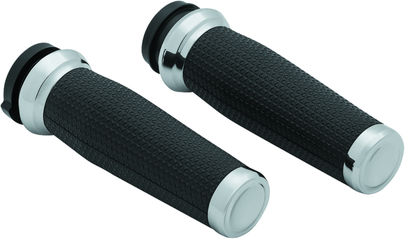 Kuryakyn Thresher Grips Throttle-By-Wire Chrome Kuryakyn Grips AXOPROS