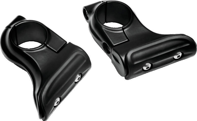 Kuryakyn Toe Rest Cruise Pegs Satin Black (Pair) Kuryakyn Footpegs AXOPROS