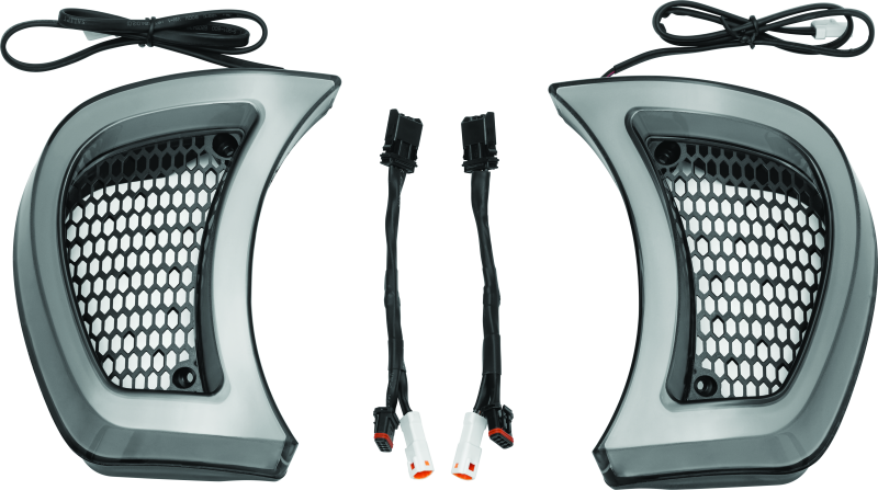 Kuryakyn Tracer Headlight Vent Accents Road Glide Kuryakyn Exterior Trim AXOPROS