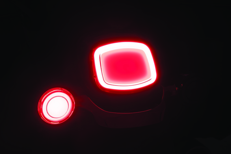 Kuryakyn Tracer L.E.D. Front Turn Signal Insert, Red Light, Smoke Lens 1156 Kuryakyn Light Accessories and Wiring AXOPROS