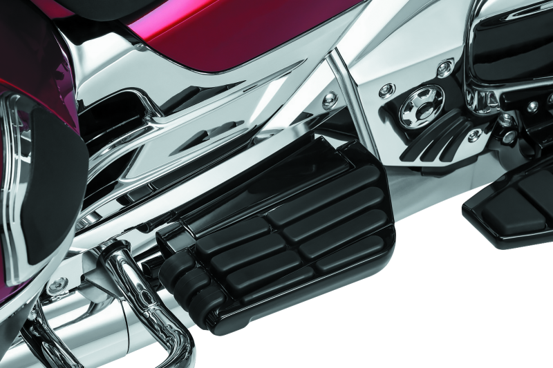 Kuryakyn Transformer Floorboards 01-17 Honda GL1800 Black Kuryakyn Footpegs AXOPROS