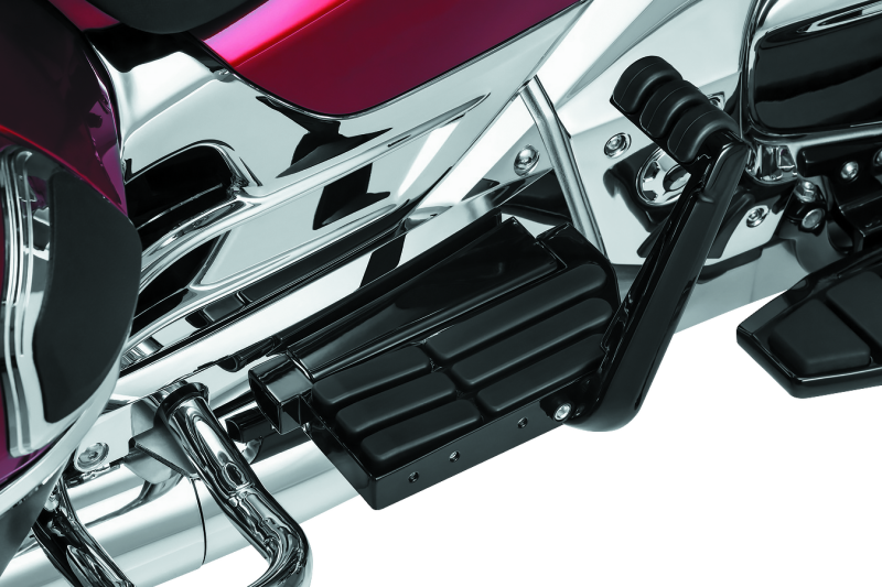 Kuryakyn Transformer Floorboards 01-17 Honda GL1800 Black Kuryakyn Footpegs AXOPROS