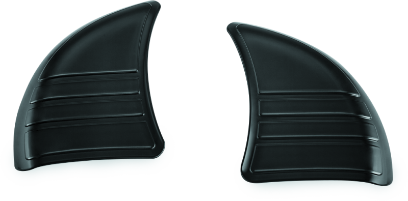 Kuryakyn Tri-Line Inner Fairing Cover Plates Gloss Black Kuryakyn Exterior Trim AXOPROS
