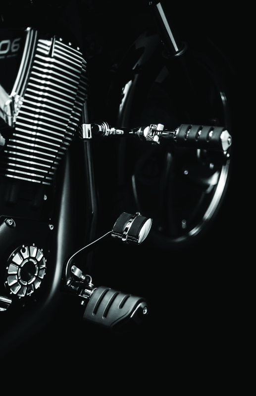 Kuryakyn Trident Dually Without Adapters Black Kuryakyn Footpegs AXOPROS