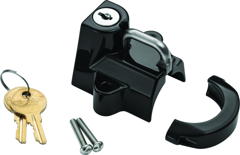 Kuryakyn Universal Helmet Lock 1-1/4-1-1/2 Black Kuryakyn Helmets and Accessories AXOPROS